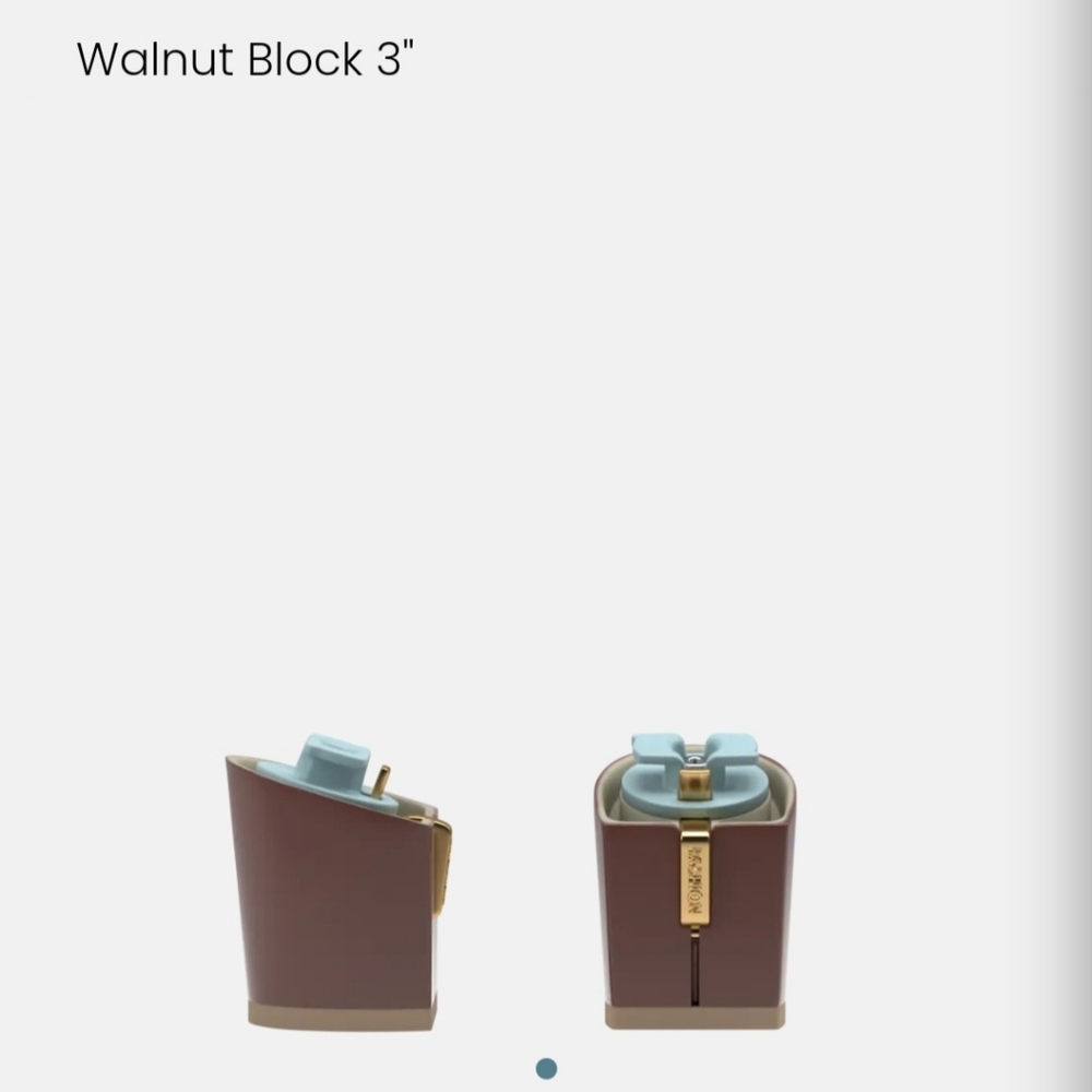 Pashion Footwear Walnut 3" Block Heel Kit